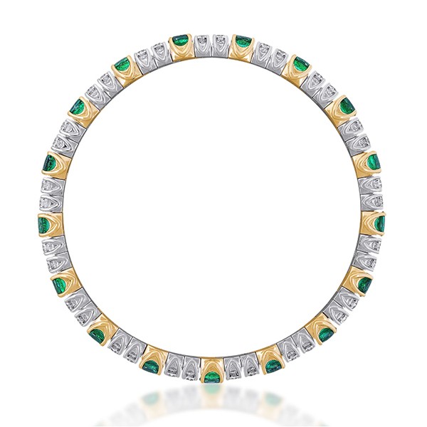 Picchiotti Xpandable™ Emerald & Diamond Bracelet